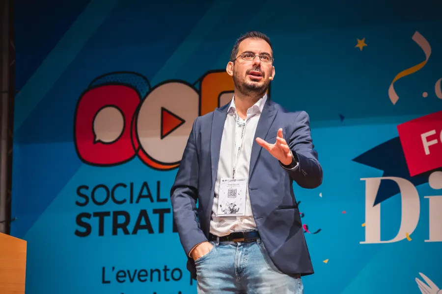 Sul palco · giacca blu