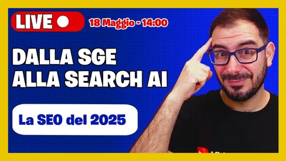 Anteprima del video: La SEO nel 2025: dalla SGE (AI Overview) alla Search AI